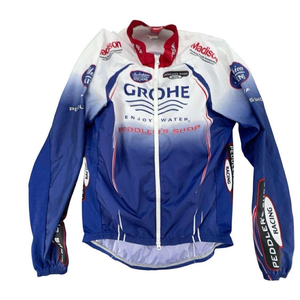 Voler Cycling Windbreaker Jacket Grohe Racing Team Madison Peddlers‎ Shop M